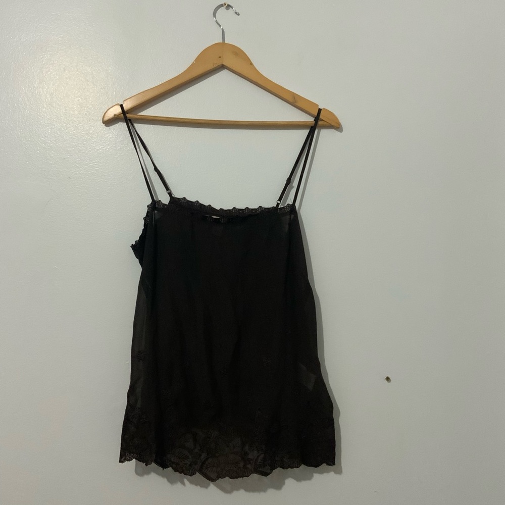 H&M Babydoll Satin Tank Top